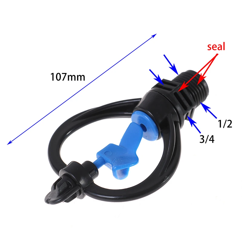 1 шт. автоматическая насадка для полива газона 1/2 дюйма 3/4 дюйма|Спринклеры сада| |