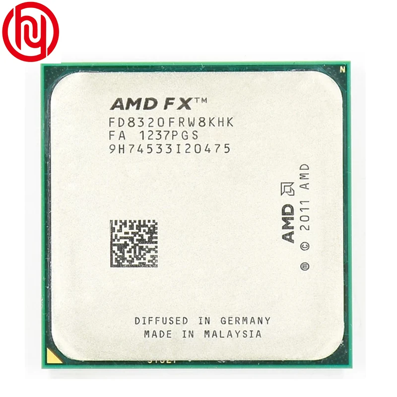 

AMD FX-Series FX8320 FX 8320 3.5 GHz Eight-Core CPU Processor FD8320FRW8KHK Socket AM3+