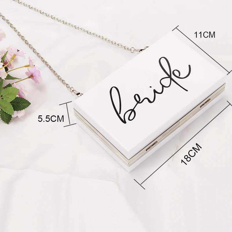 Акриловый клатч индивидуальный дизайн цветочный специальный свадебный кошелек