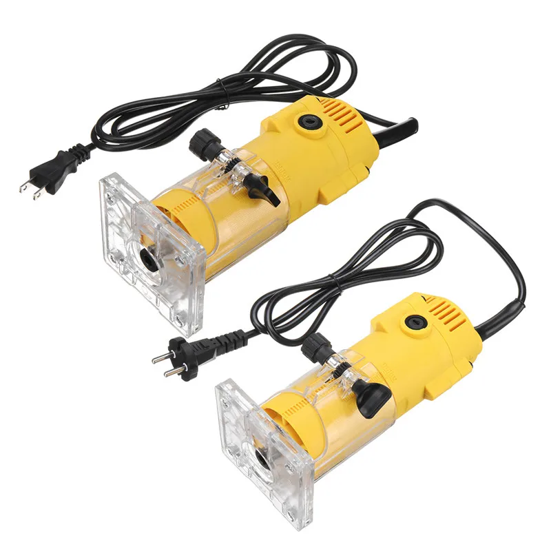 

1300W Woodworking Electric Trimmer Wood Milling Engraving Slotting Trimming Carving Milling Machine Router Woodworking Tool