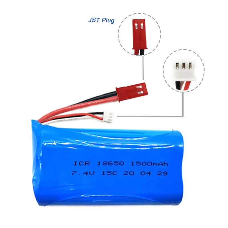74 v 1500mah lipo батарея с зарядным устро