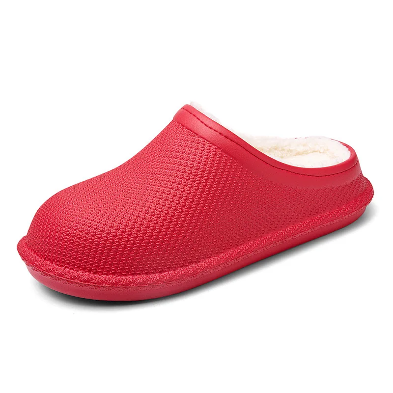 

Women shoes cotton slippers anti slip solid color light slippers warm home shoes indoor 2020 trendy furry slides comfortable