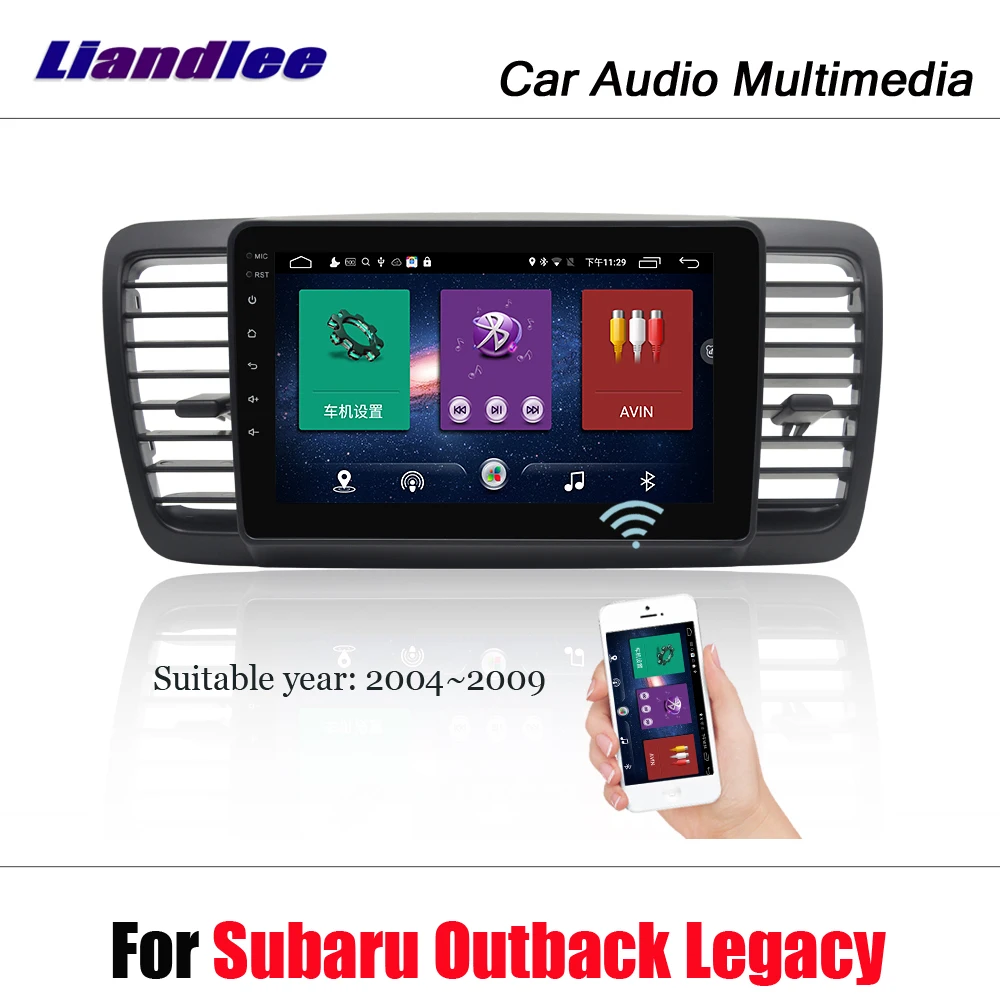 Автомобильная стерео Android 2+ 32G для Subaru Outback Legacy 2004~ 2008 2009 HD экран видео Wifi Carplay карта gps Navi навигация медиа