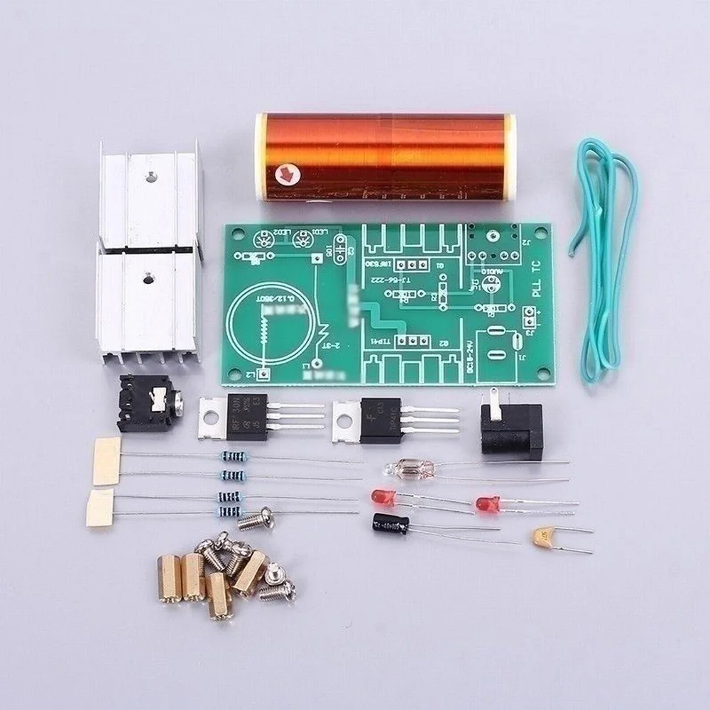 

DIY For Mini Tesla Coil Plasma Speaker Electronic Kit 15W Component Module Parts