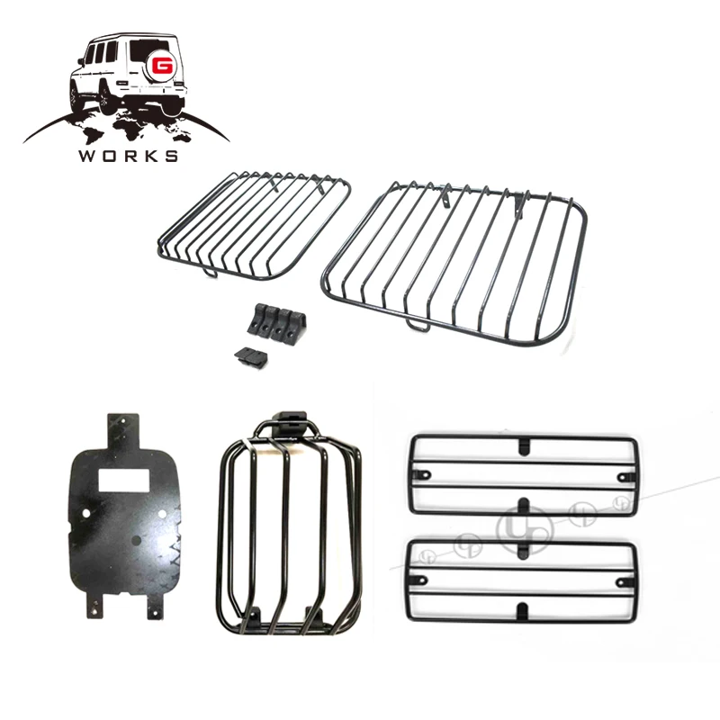 G класс w463 налобный фонарь гриль поворосветильник свет задний s Защитные рамки
