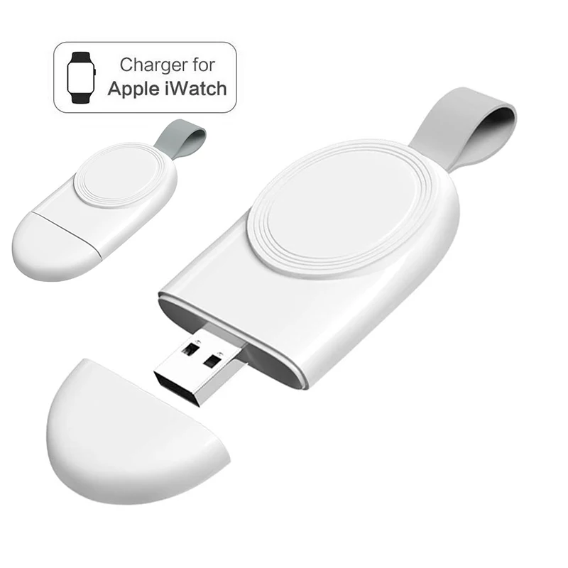 Портативное беспроводное зарядное устройство для IWatch 7 5 4 6 SE зарядная док-станция