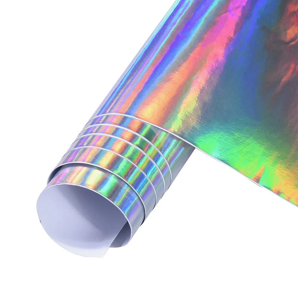 

3M x 1..52M Holographic Laser Vnyl Wrap Roll Marble Sticker Decal Air Release Film Car Sticker Car Body Wrap Chameleon