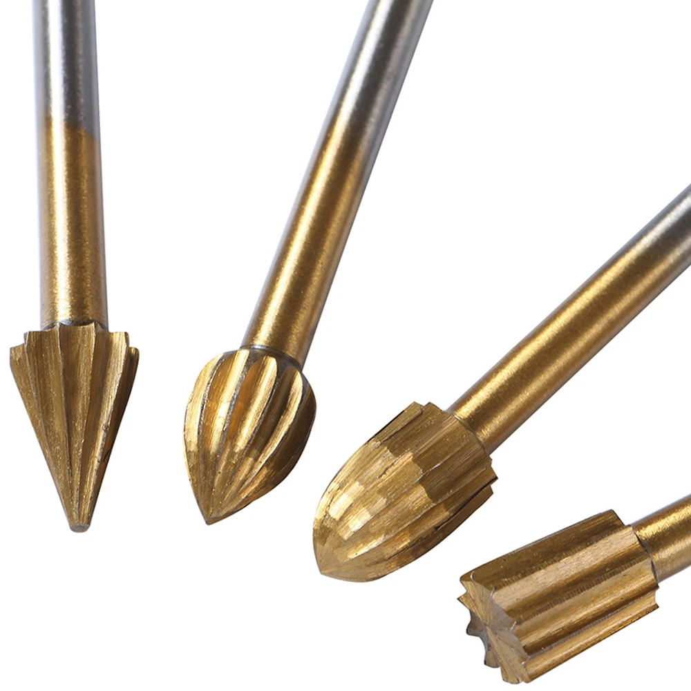 

10pcs Flute Diameter Rotary Files Grinding Head Tungsten Carbide Burrs Sets Repair Tools Woodworking Tool Rotary File