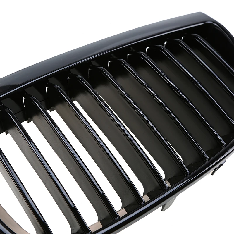 Автомобильный гриль POSSBAY глянцевая черная передняя широкая решетка радиатора