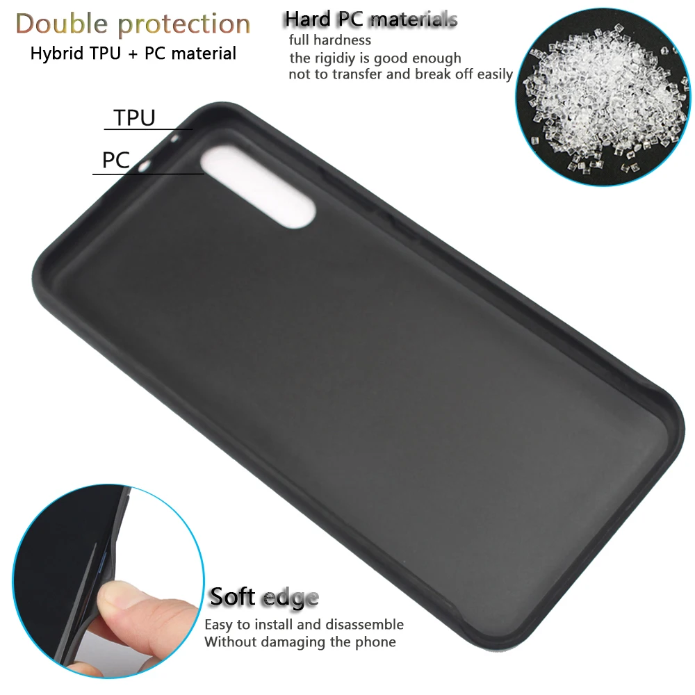 Cloth Texture Protective Phone Case for Huawei Megic 2 Fabric Back Cover Holder Silicone TPU Edge Coque Capa |