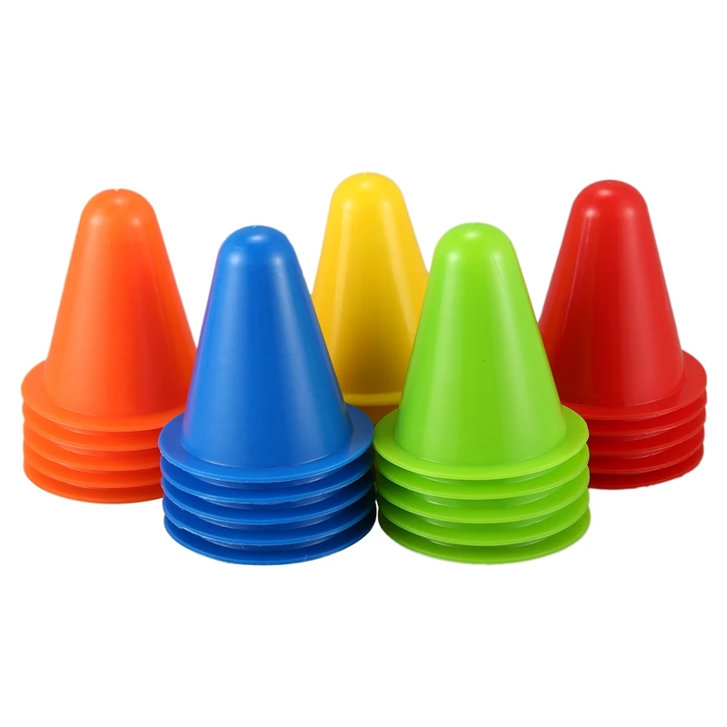 

25PCS Thick Semi-Soft Skates Roadblocks Roller Skating Piles Roadblock Piles Roller Skating Practice Obstacles