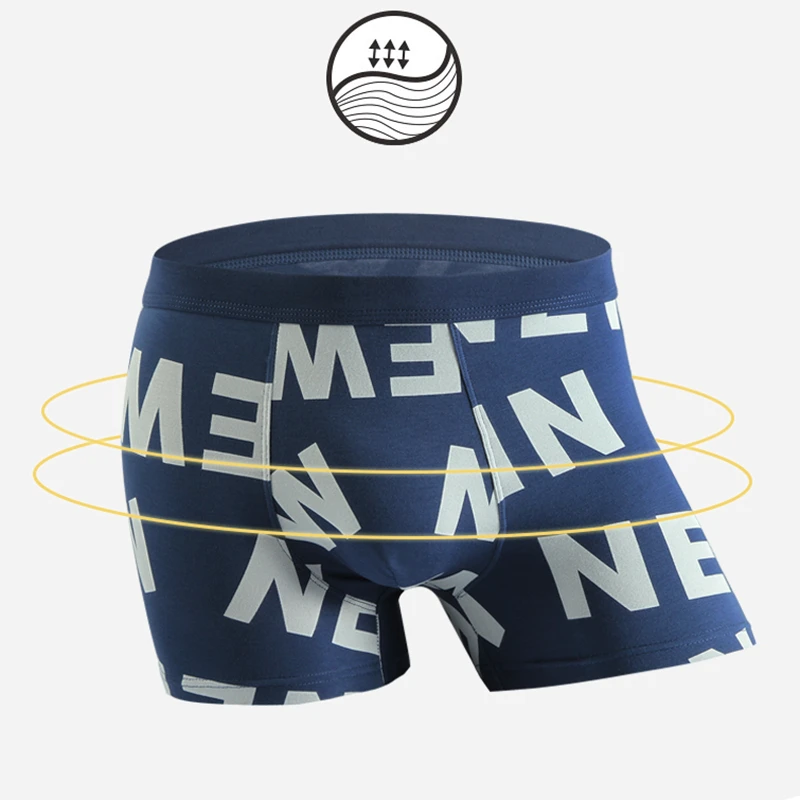 

Boxer Shorts Underpants man Men's Panties Men Boxer Underwear Cotton for Male Couple Sexy Set Letter stripe Lot Soft 5pcs