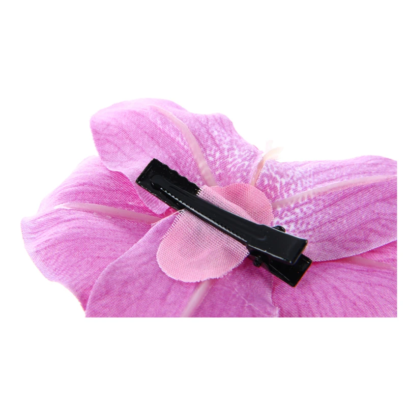 Женская заколка для волос с цветами орхидеи моли девочек фиолетовый|Шпильки и