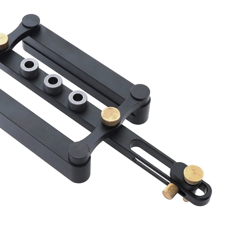 

6/8/10mm Self-centering Woodworking Doweling Jig Drill Guide Wood Dowel Puncher N84C