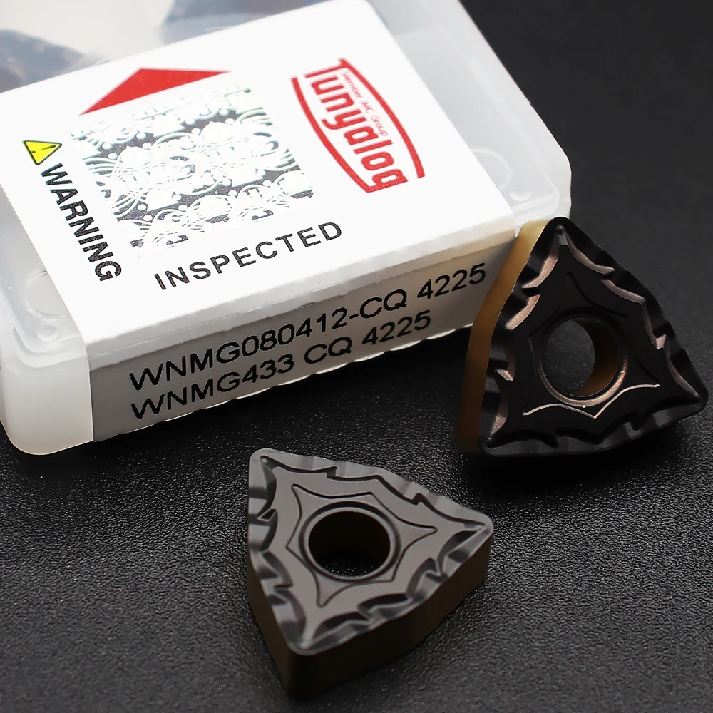 

WNMG080404 WNMG080408 WNMG080412 CQ 4225 Carbide Inserts Turning Tools CNC Lathe Cutter For Steel