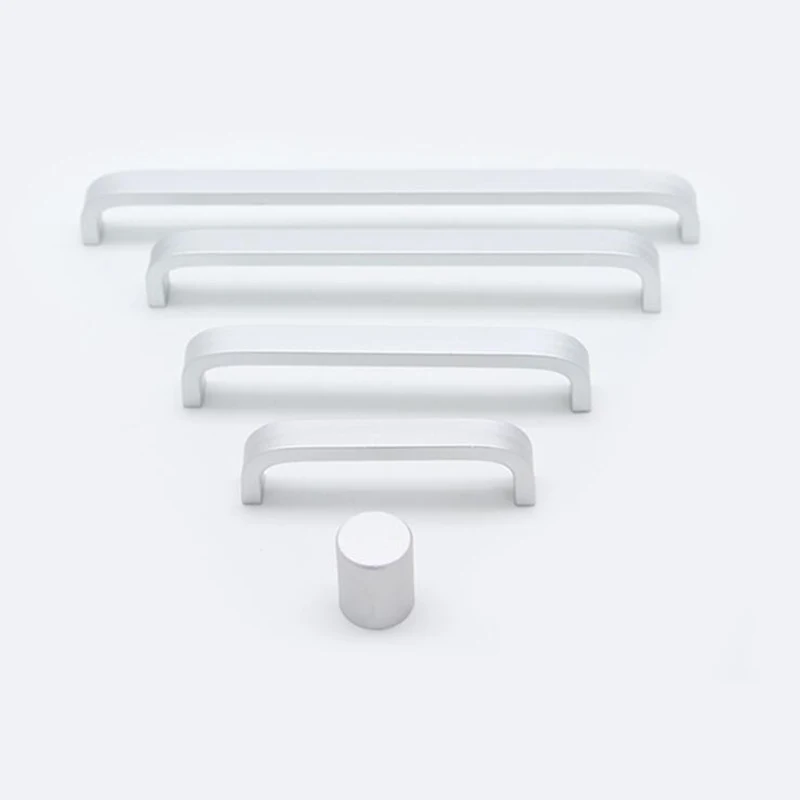 Европейский окисления матовый ручки шкафа Алюминий сплава дверные Кухня ящика