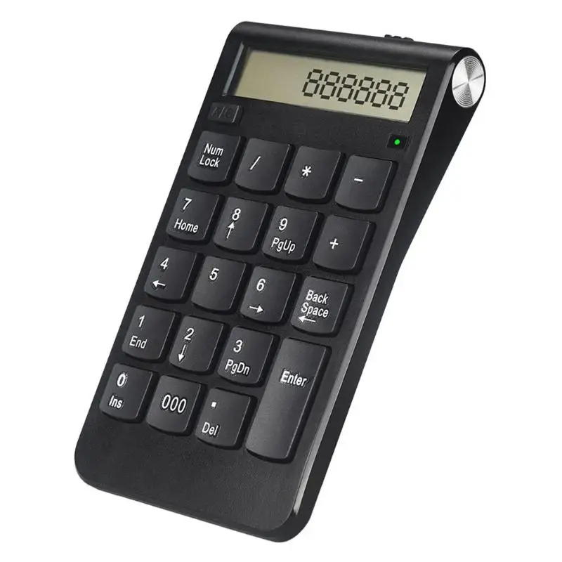 Мини цифровой дисплей перезаряжаемая цифровая клавиатура 2 4G беспроводная мини