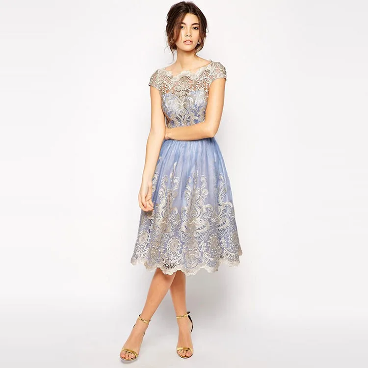 Женское платье в стиле ретро 60 х годов элегантное бальное с коротким рукавом