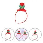 Очаровательные Легкие Милые рождественские аксессуары для волос Рождественская повязка на голову Нескользящая Вечерние