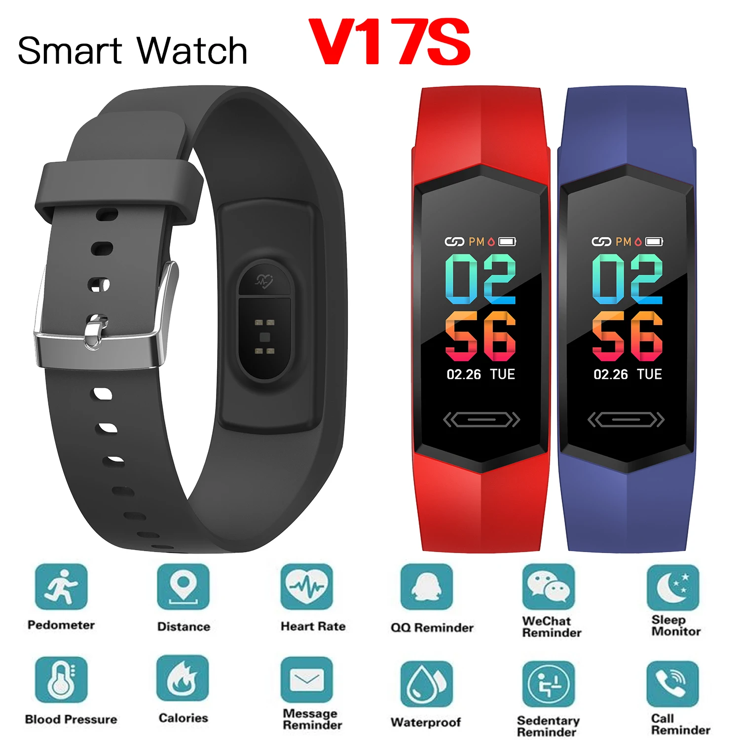 Smart Watch Men and Women Heart Rate Monitoring Smart Waterproof Watch Body Temperature Measurement Bracelet For IOS Android outdoor sports smart watch heart rate pressure altitude compass waterproof environmental temperature monitoring for android ios