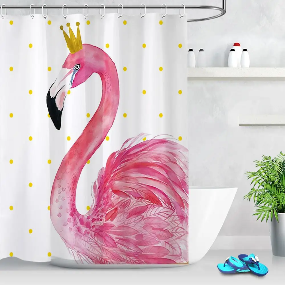 LB море солнечное небо облако зеленое кокосовое дерево листья Фламинго занавеска