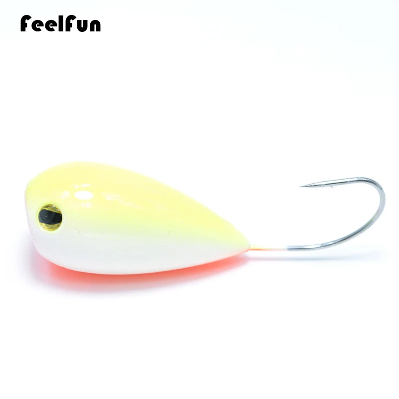 FeelFun хорватское яйцо 55 мм 13 г Поппер рыболовная приманка кривошипная