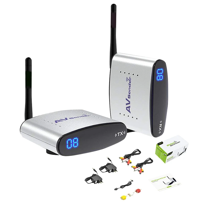 IG 2.4ghz/5 8 ГГц Rca AV передатчик приемник видео беспроводной удаленный сигнал (США