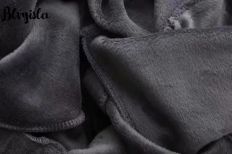 Blvyisla 3XL размера плюс потрясающие зимние теплые флисовые облегающие зауженные