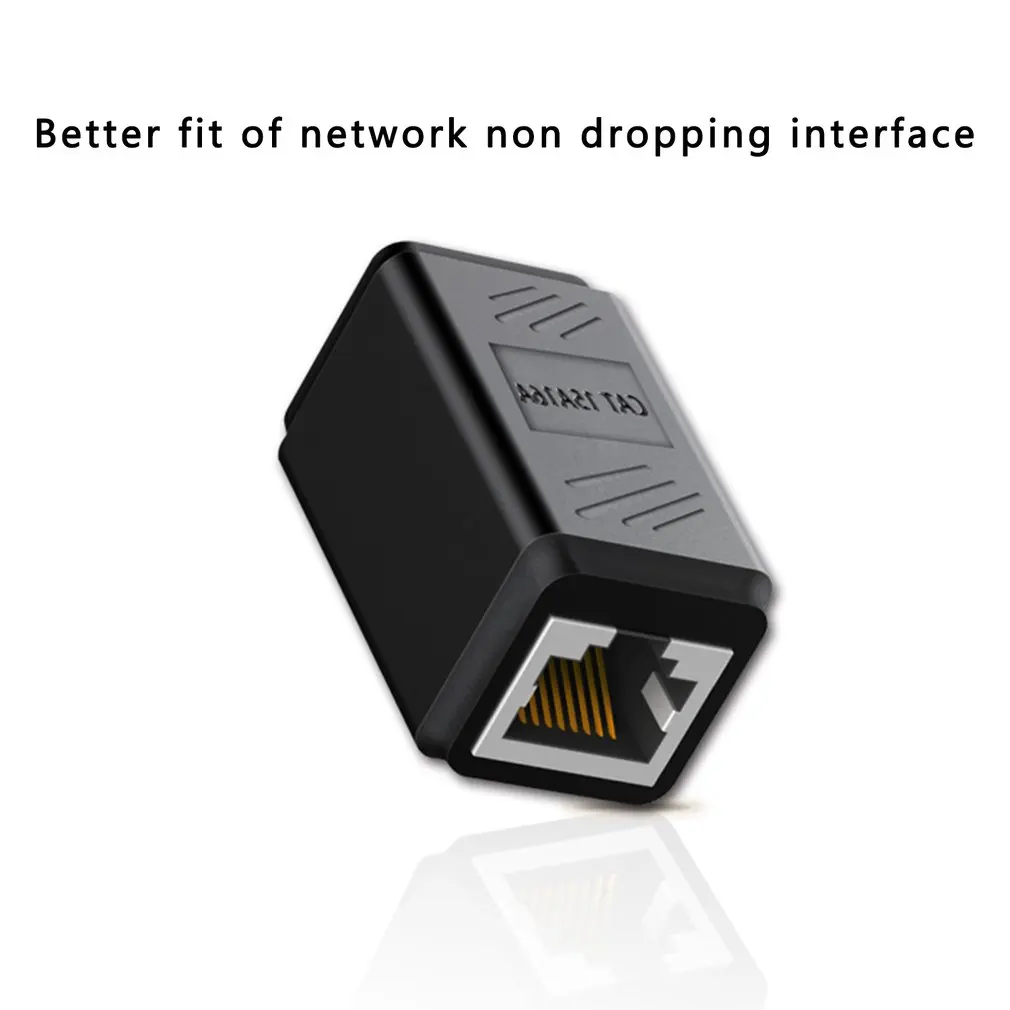 RJ45 разъем Cat7/6 Ethernet адаптер Сетевой удлинитель конвертер Кабель для кабель