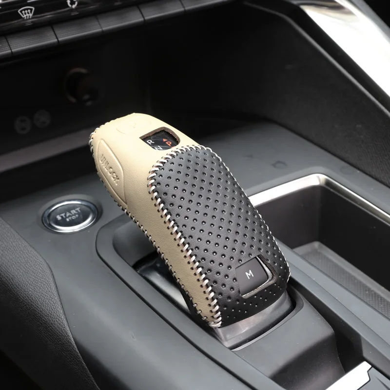 

Кожаный Автомобильный Чехол для переключения передач для Peugeot 4008 5008