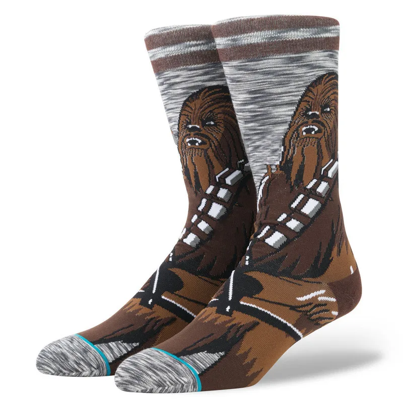 

Chewbacca Star Wars Socks Men Hip Hop Streetwear Anime Socks Skater