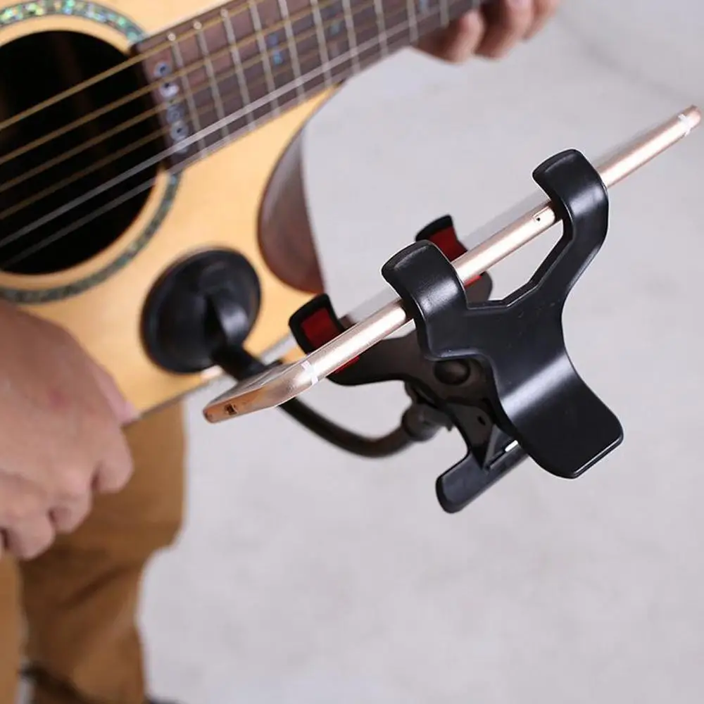 Гитары головы зажим мобильный телефон держатель в прямом эфире кронштейн Стенд