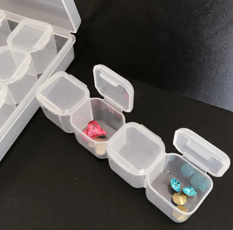 28 слотов набор для алмазной живописи регулируемая пластиковая коробка хранения