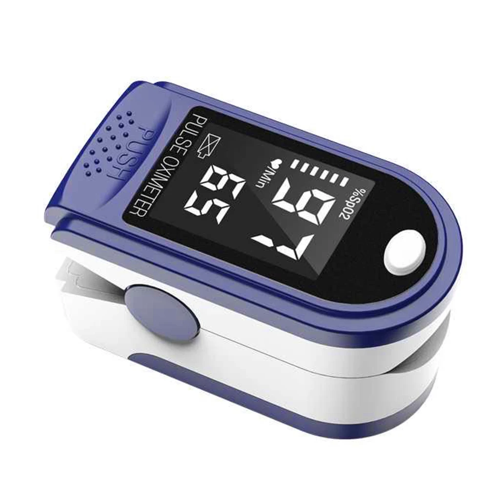

Palec Oksymetr Portable Fingertip Oximeter LED Display Blood Oxygen Pulse Rate Monitor for Home Health Care Gauge 24H Shipping