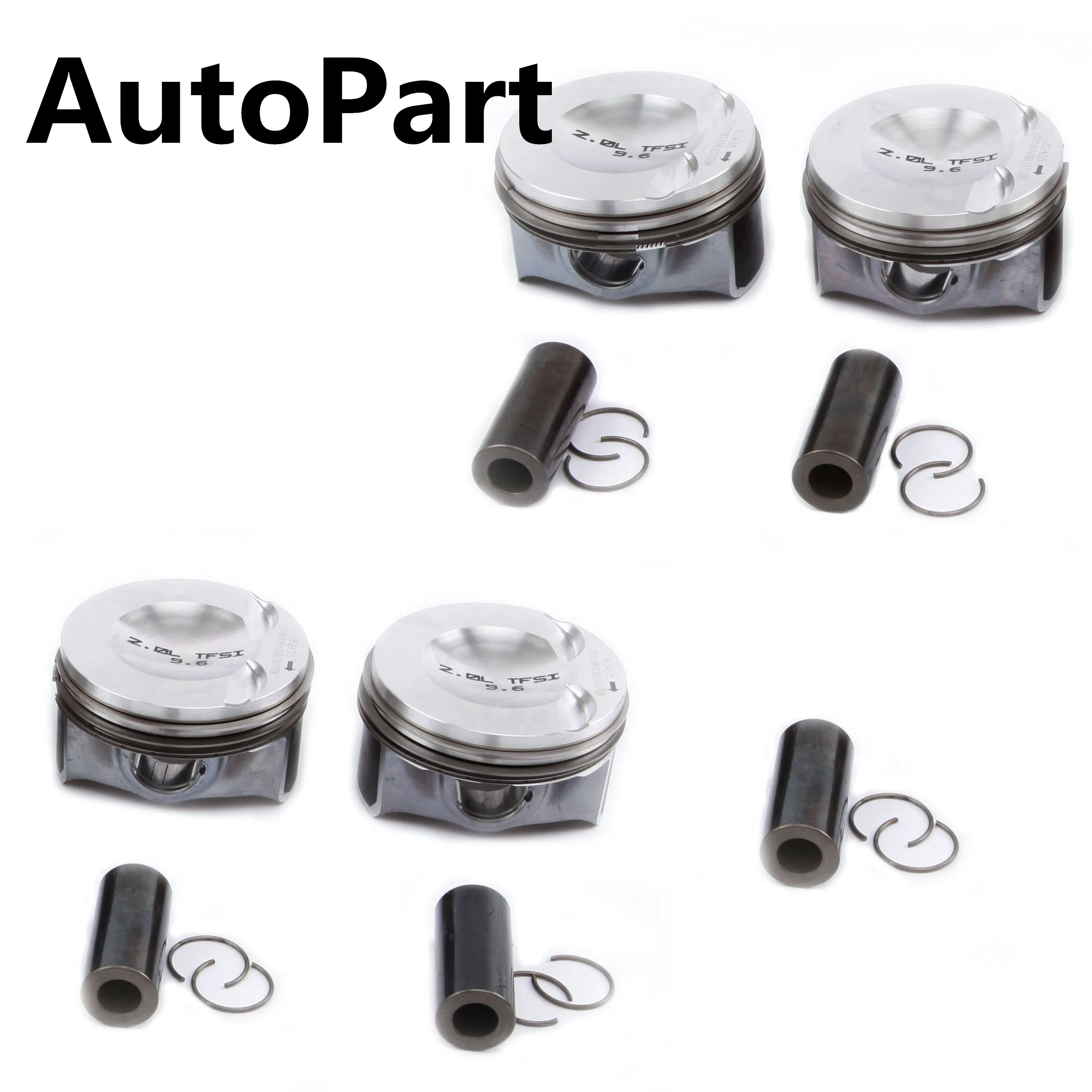 

Поршни и Кольца двигателя 06H107065DD 06H 198 151 J в сборе, 82,50 мм, штифт 23 мм для VW CC, Audi A3, A4, A5, A6 16V, EA888 2,0, TFSI, 4 шт.