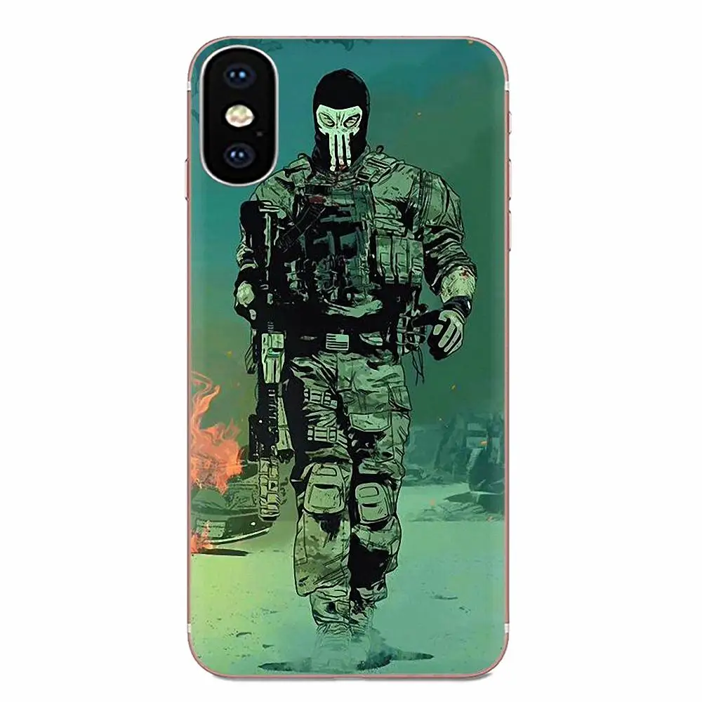 Силиконовый чехол для телефона Samsung Galaxy A71 A51 A01 S20 Plus Ultra S11 S11E S10 The Punisher|Бамперы| |