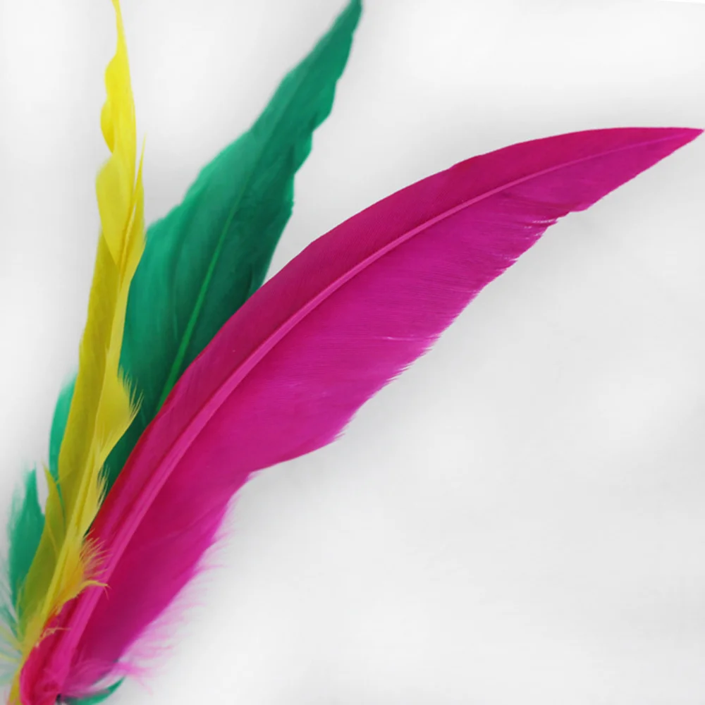 

10 PCS Board Badminton Three Feathers Balls Outdoor Shuttlecock for Beach Kids Children