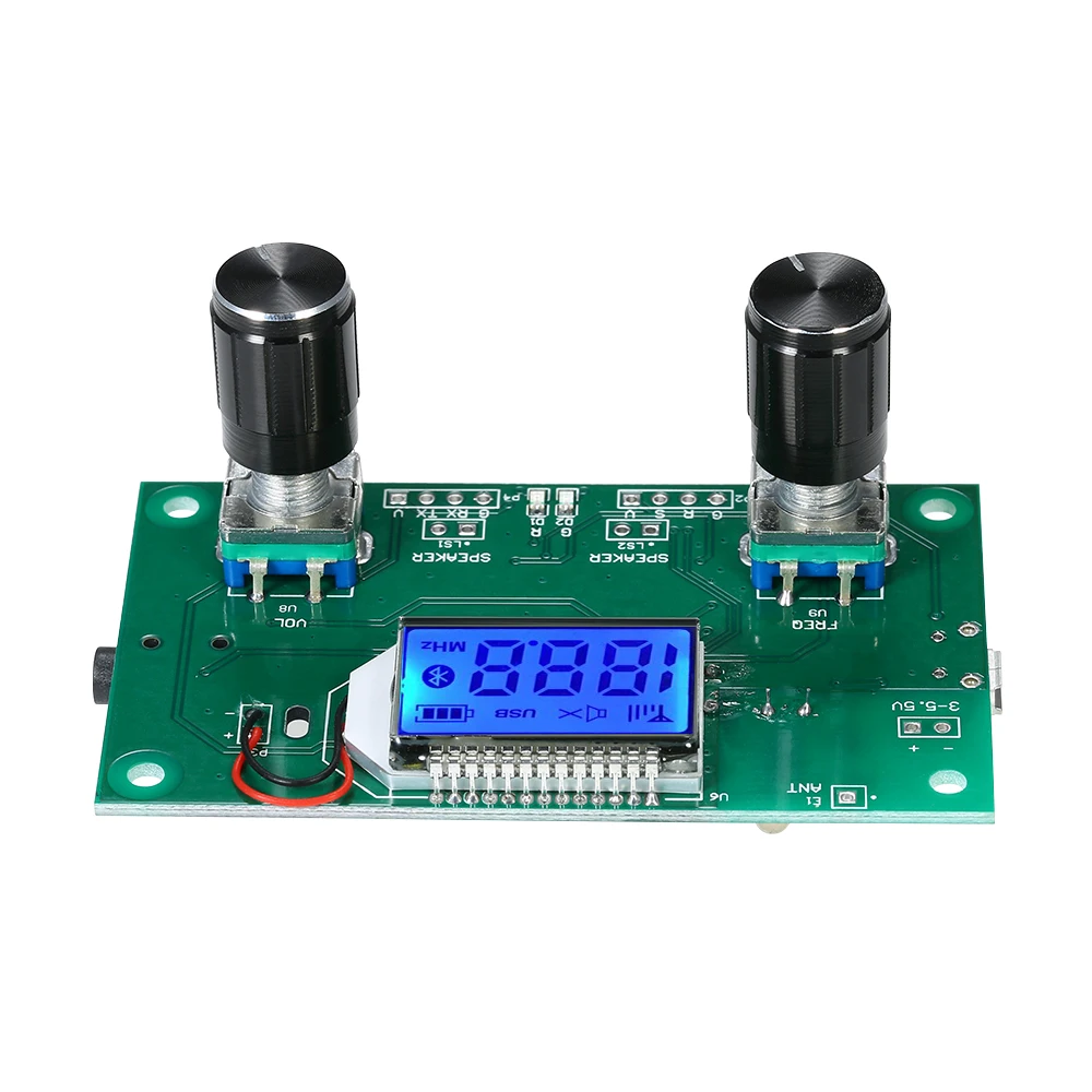 Новый DSP & PLL цифровой стерео FM Радио беспроводной приемник модуль LCD 87 ~ 108 МГц