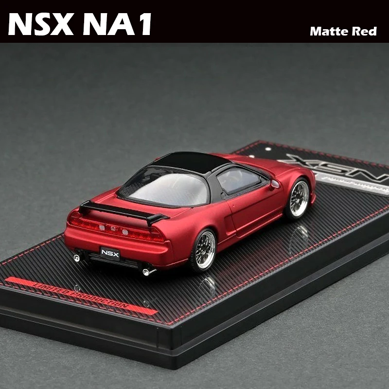 IG 1/64 Honda NSX NA1 модель автомобиля из сплава литой металлический дисплей