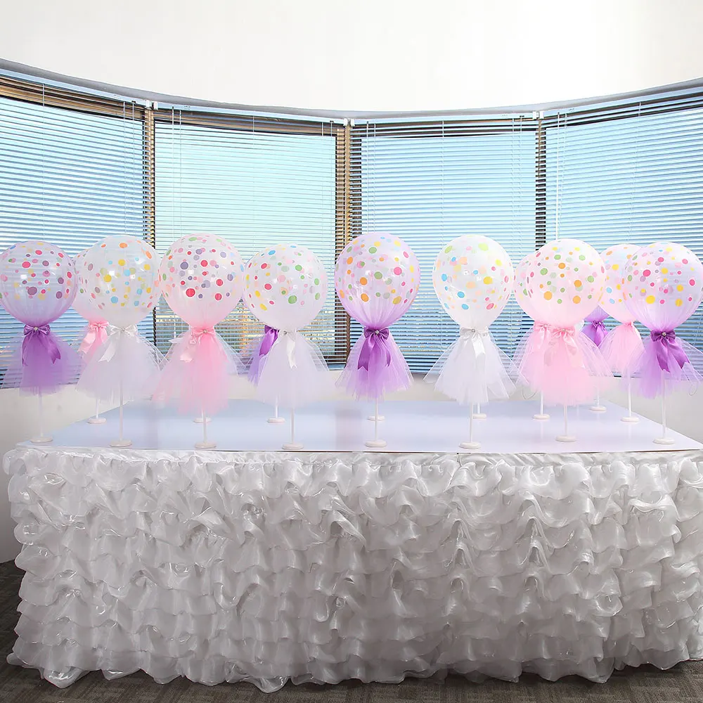 3 комплекта 12-дюймовый сетчатый шар-пачка алмазный бант латексный шар в горошек