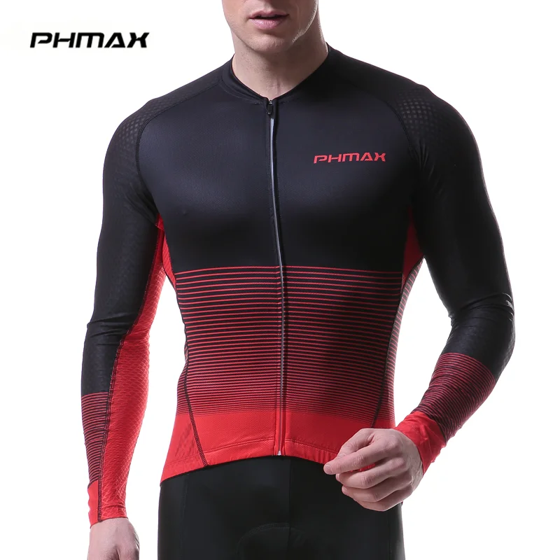 PHMAX, длинный рукав, для велоспорта, Джерси, мужская, летняя, дышащая, MTB, быстросохнущая, для велоспорта, Джерси, для велоспорта, рубашки, одежда для велоспорта, спортивная одежда