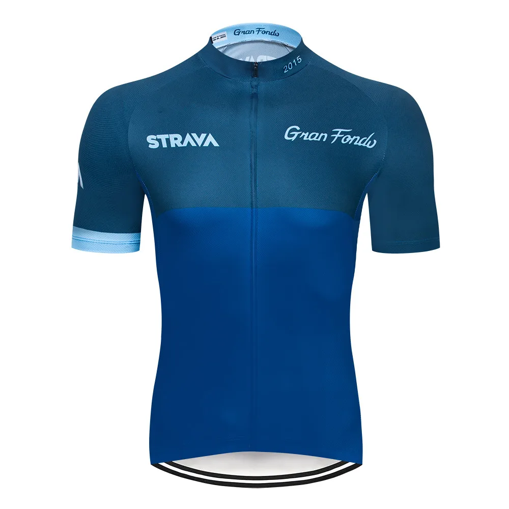 Jacket 3 STRAVA Pro Team, летний комплект из Джерси для велоспорта, одежда для велоспорта, дышащая мужская рубашка с коротким рукавом, велосипедные шорты, 20D гелевая подкладка - Color: Jacket 3
