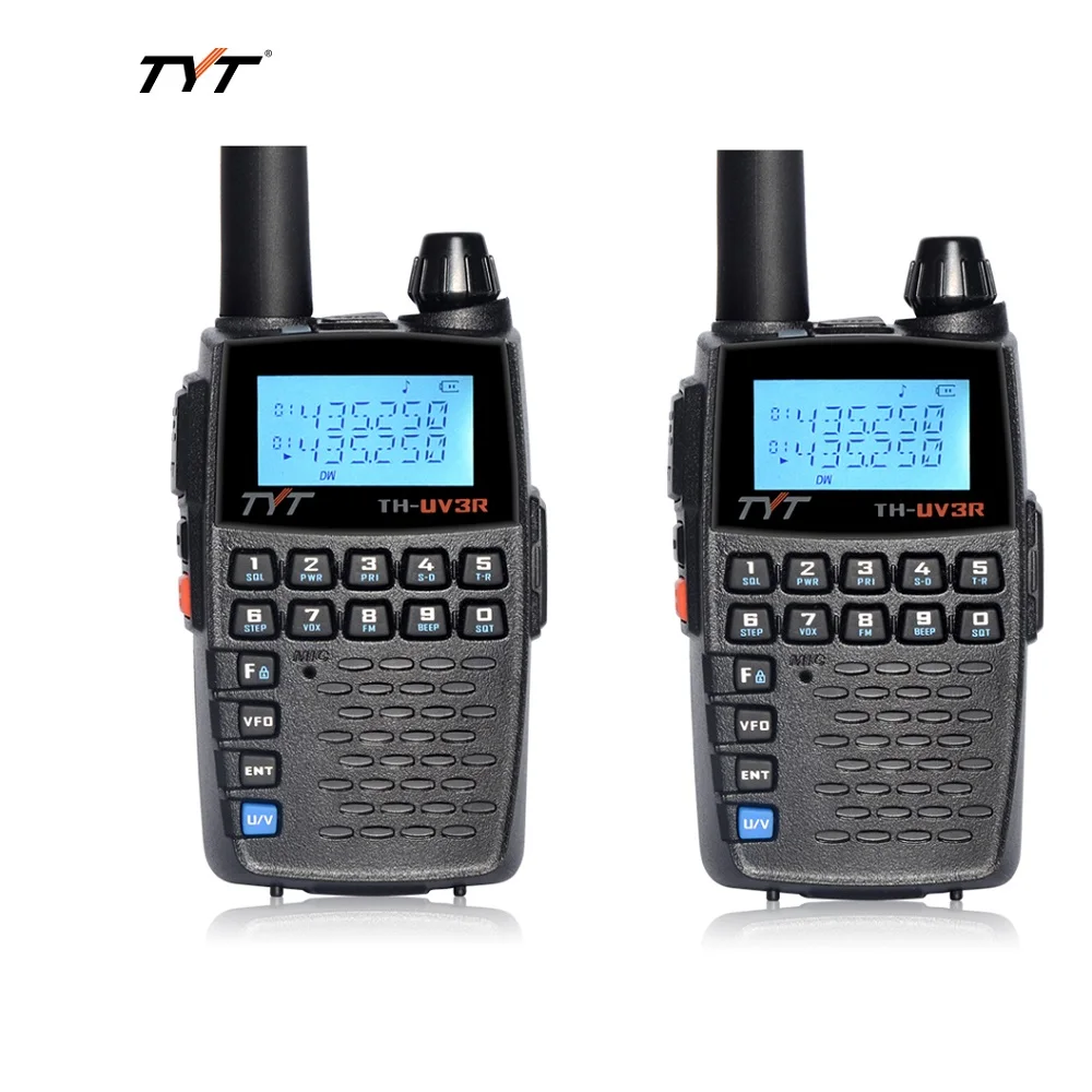 2QTY TYT UV 3R двухдиапазонный двухсторонний радиоприемник VOX VHF/UHF портативный