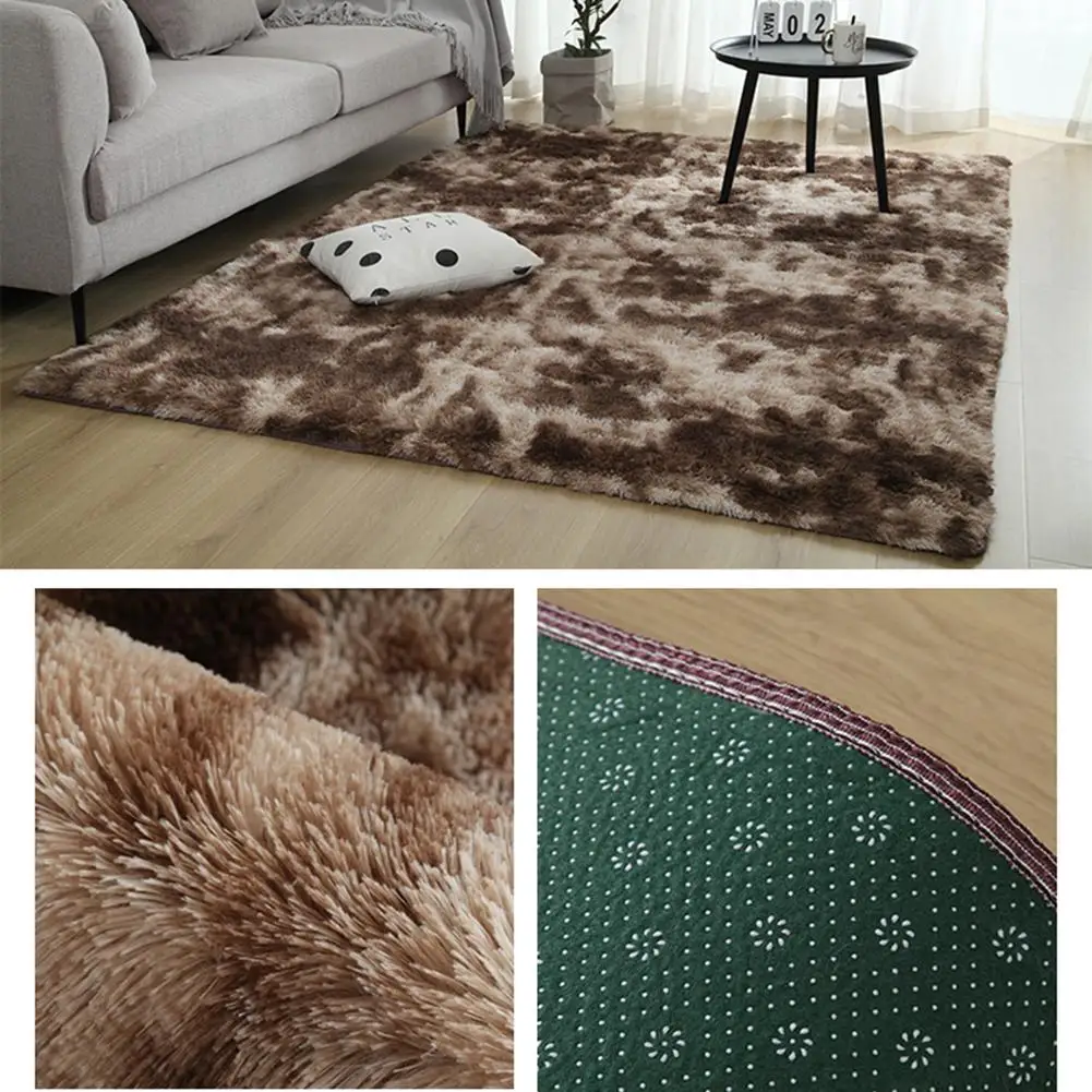 Толстый ковер для гостиной плюшевый дет пушистый напольный ковры окна