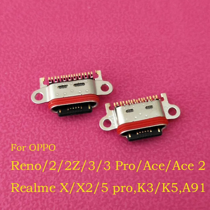 

10 шт. зарядное устройство порт зарядки Micro USB док-станция разъем для OPPO Reno Z Reno 2 Realme X X2