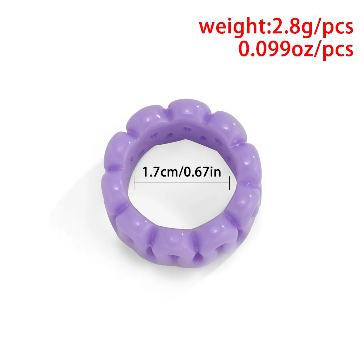 

2021 New Korean Vintage Aesthetic Colorful Acrylic Resin Ring Geometry Simple Rings For Women Girls Friendship Jewelry Gifts