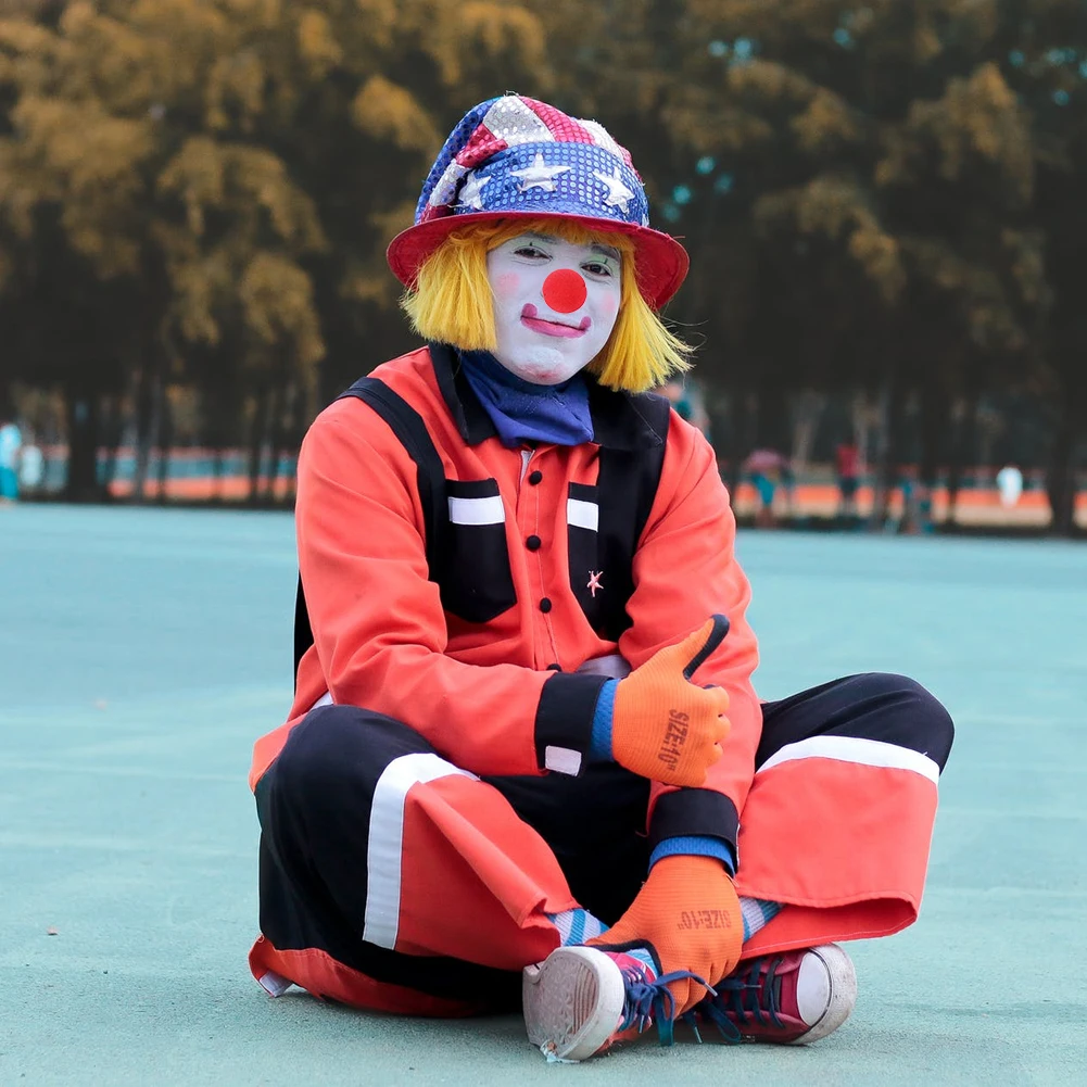 50 шт. красный губчатый шар в виде носа клоуна реквизит для косплея вечеринки