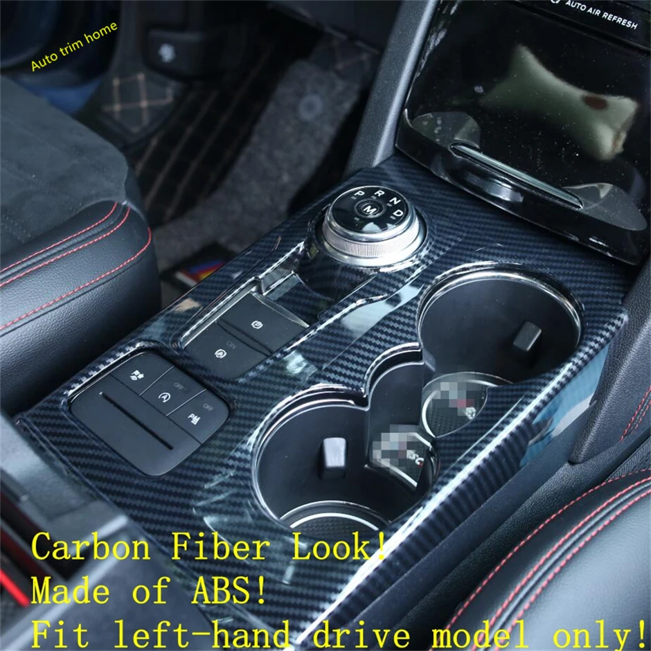 

Central Control Gear Shift Box Panel Cover Trim Auto Accessories For Ford Escape / Kuga 2020 2021 Matte / Carbon Fiber Look