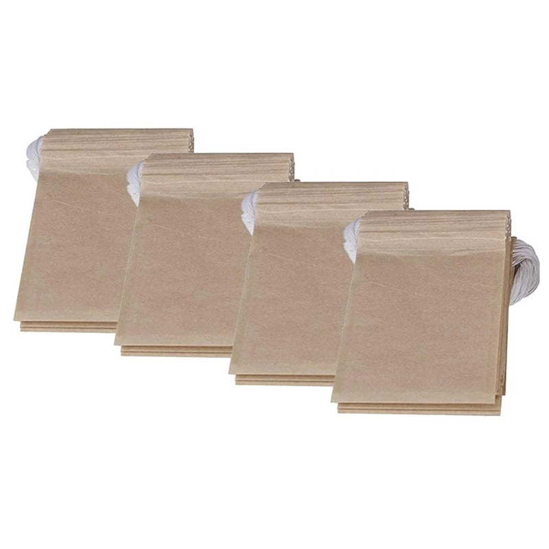 

Disposable Tea Filter Bags for Loose Tea,Drawstring Empty Bag for Loose Leaf Tea,with Natural Unbleached Paper 600 Pcs