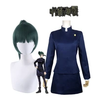 anime jujutsu kaisen zenin maki woman dress school uniform cosplay costumes